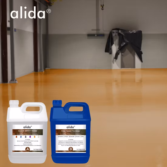 Two Components Adhesives Hard Clear Epoxy Resin Ab Glue Adhesive for 3D Floor Coating Epoxy Resin