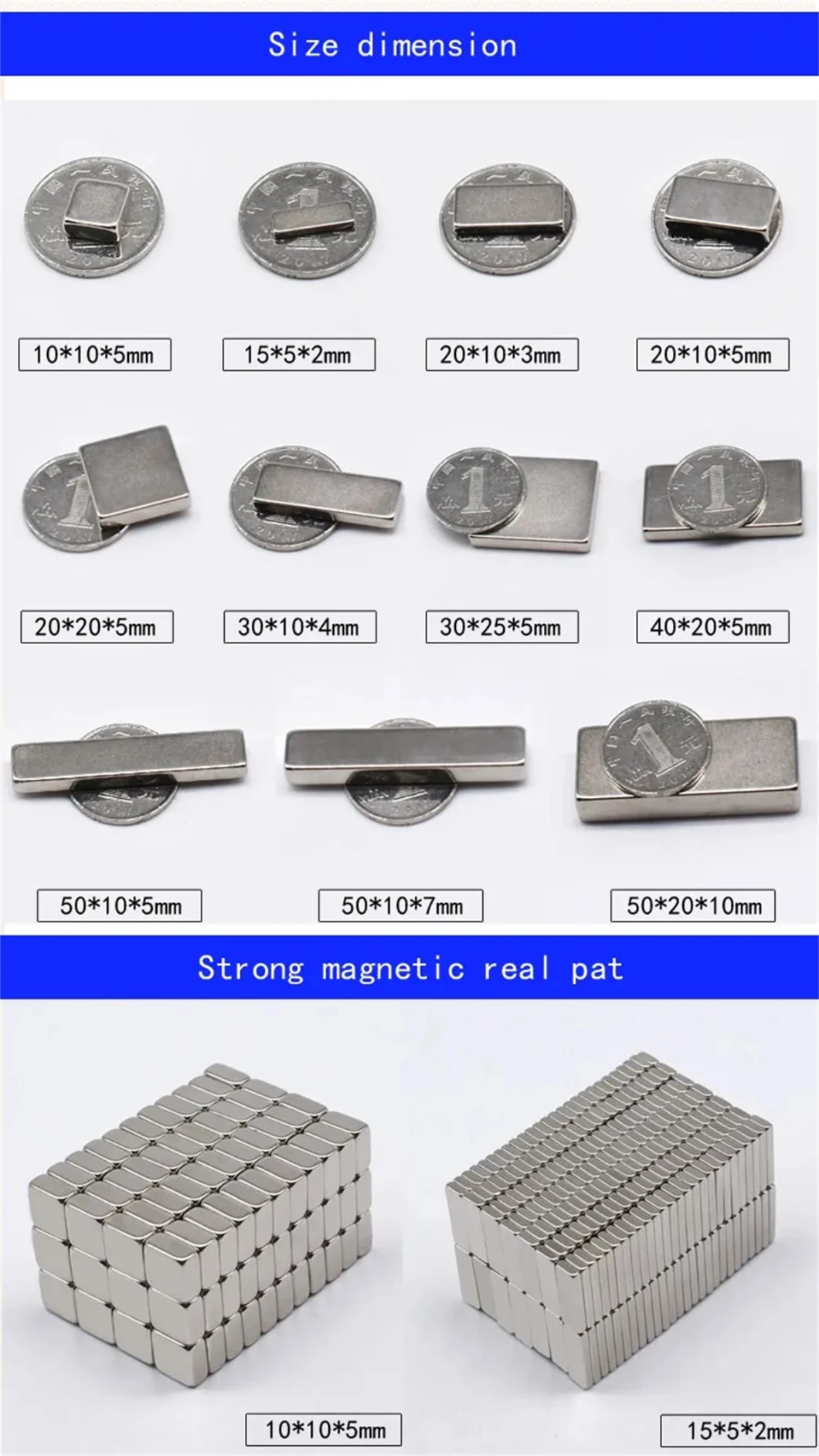 Super Strong Free Samples Magnet Magnetic Materials