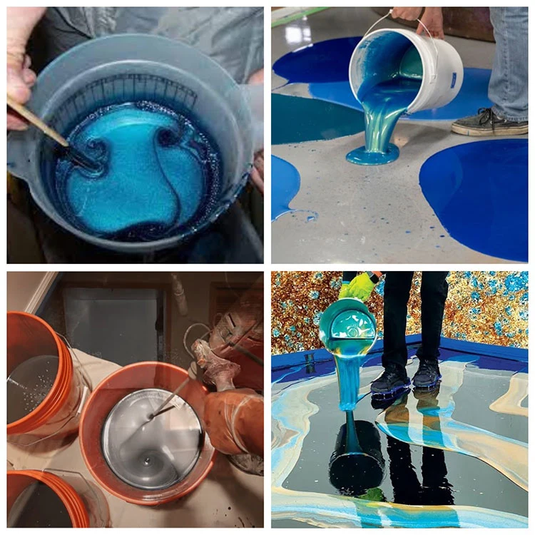 Garage Floor Coating Waterborne Resin Floor Paint Epoxy Resin