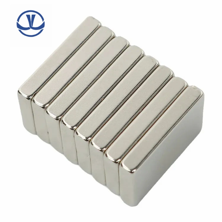 New Design Strong Suction N52 N45 N35 Nicuni Coating Thin Square Retangualar Neodymium Magnetic Materials for Industrial