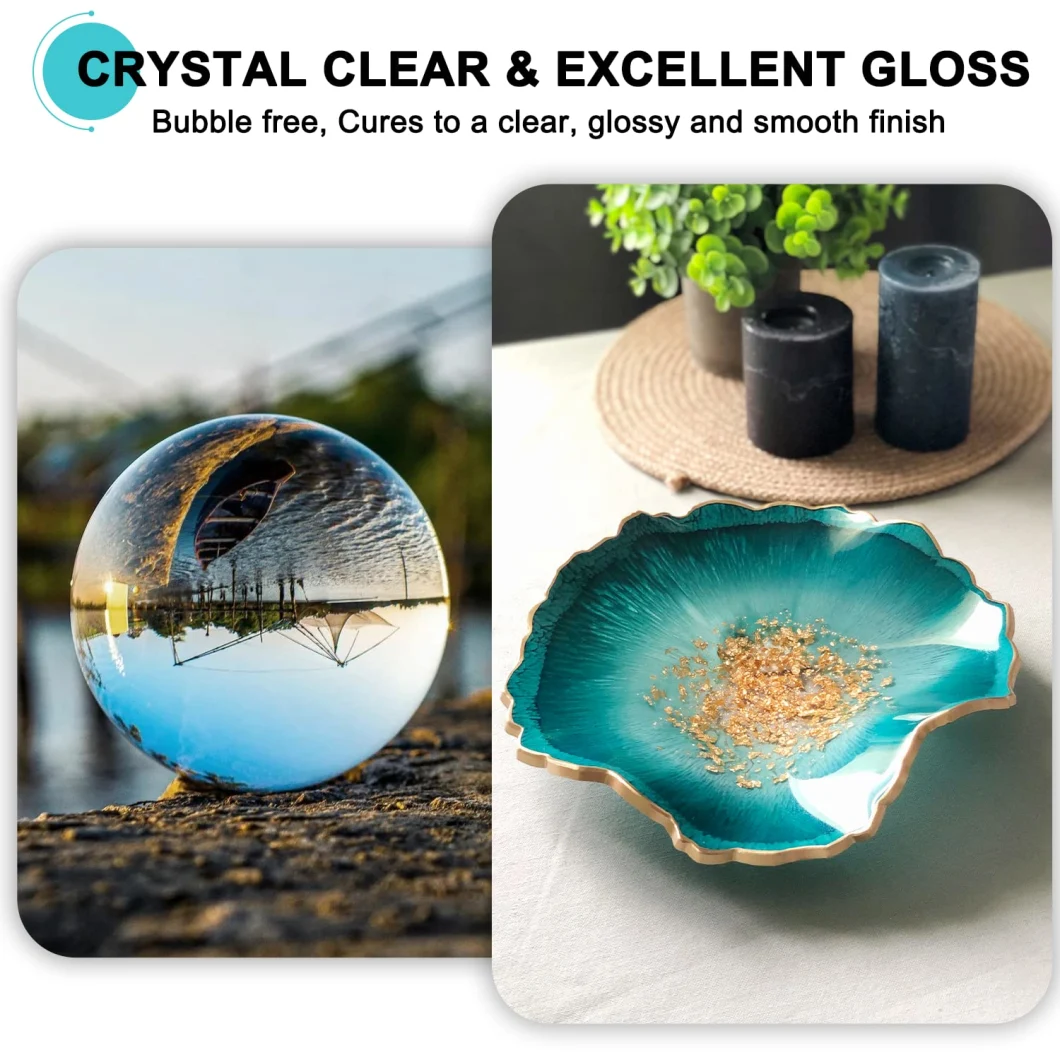 Epoxy Resin Kits Crystal Clear Casting Resin for Tumblers Jewelry